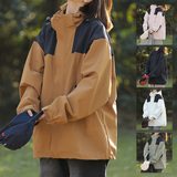 户外冲锋衣男女春秋款防风防水情侣冲锋衣登山服夹克JK23657P35，男装夹克，星座1410（原1902A）