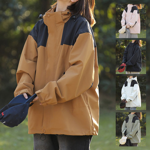 户外冲锋衣男女春秋款防风防水情侣冲锋衣登山服夹克 JK23657P35图片