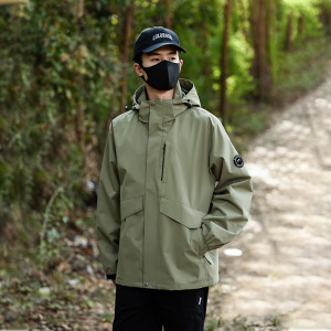 春秋薄男士户外夹克防风防水情侣冲锋衣女外套滑雪服CF88888AP55图片