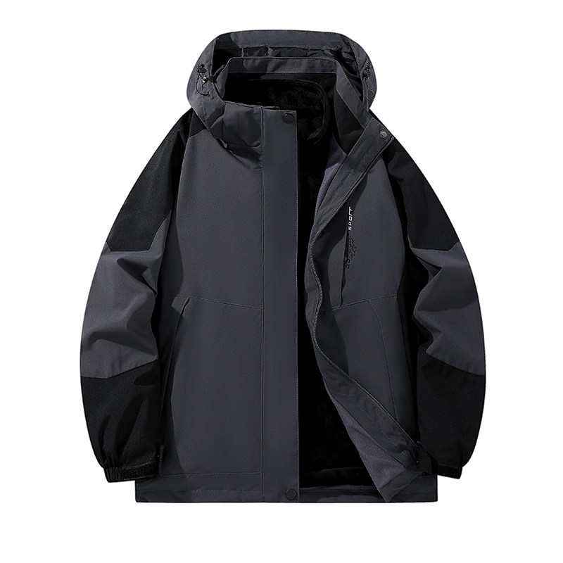 秋冬男女款夹克户外三合一冲锋衣可拆卸两件套登山服CF1818SP85,男装夹克,星座1410（原1902A）