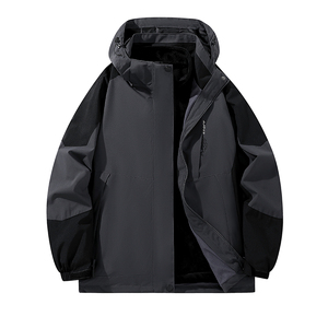 秋冬男女款夹克户外三合一冲锋衣可拆卸两件套登山服CF1818SP85图片