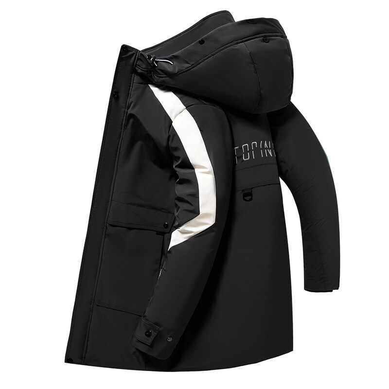 2021羽绒服男中长款冬季连帽外套情侣装冬季新款加厚保YR2066P130，男装羽绒服，星座1902A（原星座1216）