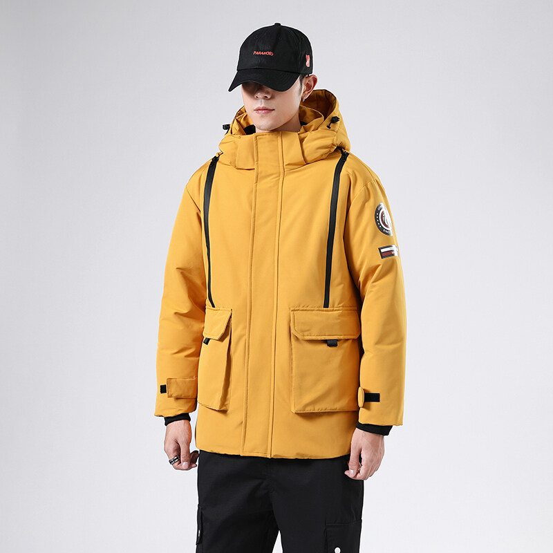2021同款羽绒服男短款加厚日系工装白鸭绒外套羽绒服YR9870P130,男装羽绒服,星座1410（原1902A）