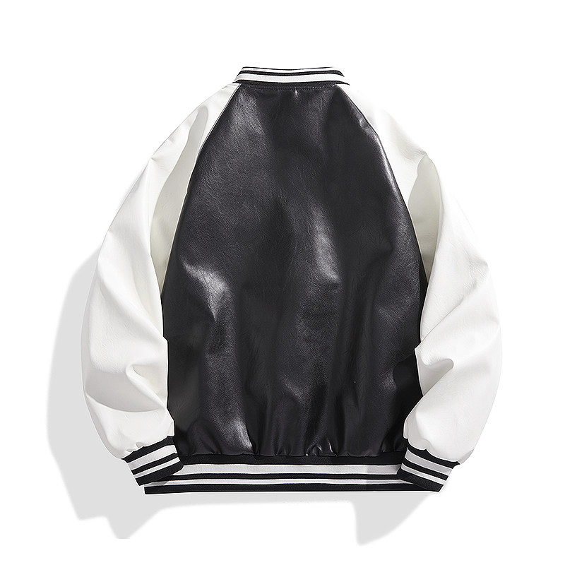 跨境外贸皮衣男士外套秋季机车服防风帅痞帅PU皮夹克男PY2567P78,男装夹克,星座1410（原1902A）
