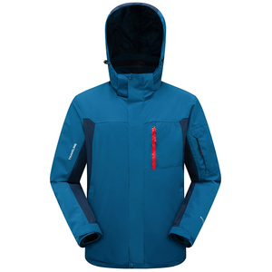 秋冬户外三合一冲锋衣男女运动两件套情侣款棉衣登山服CF8001P95图片