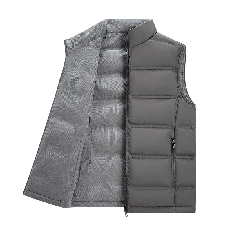 90白鸭绒S-7XL大码秋冬保暖双面穿羽绒服马甲情侣款MJ7555P105,男装羽绒服,星座1410（原1902A）
