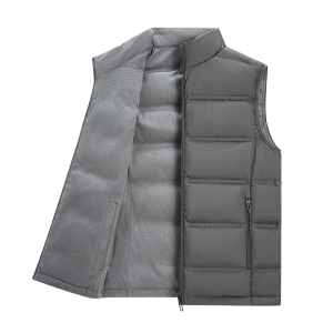90白鸭绒S-7XL大码 秋冬保暖双面穿羽绒服马甲情侣款 MJ7555P105图片