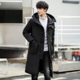 2024冬季新款中长款厚白鸭绒羽绒服潮流男装帅气羽绒服YR65P100，男装羽绒服，星座1410（原1902A）