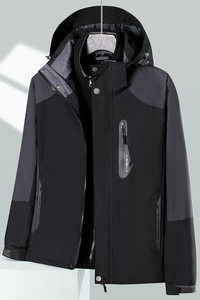 秋冬男女夹克户外三合一情侣冲锋衣可拆卸两件套登山服CF2088P120图片