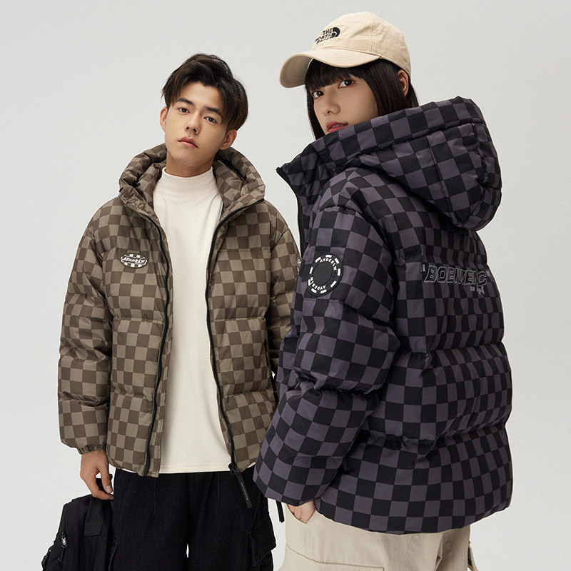 2026新白鸭绒羽绒服男士宽松连帽短款上衣潮牌时尚外套YR2305P140，男装羽绒服，星座1410（原1902A）