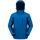 户外男女款冲锋衣三合一两件套户外夹克防水情侣登山服CF8001P95，男装夹克，星座1410（原1902A）