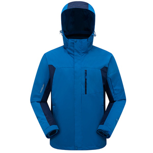 户外男女款冲锋衣三合一两件套户外夹克防水情侣登山服CF8001P95图片