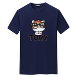 夏季短袖t恤青春宽松CVC60%棉衣服新款男装DT3375-TORY-P15，男装T恤，星座1410（原1902A）