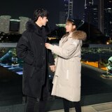 2021新款加厚羽绒服男女同款长款情侣保暧羽绒服YR9833P120，男装羽绒服，星座1410（原1902A）