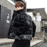 2026冬装白鸭绒羽绒服男短款工装帅气宽松港风外套男YR1393P60，男装羽绒服，星座1410（原1902A）