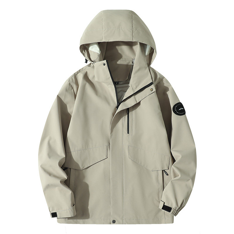 春秋薄男士户外夹克防风防水情侣冲锋衣女外套滑雪服CF88888AP55,男装夹克,星座1410（原1902A）