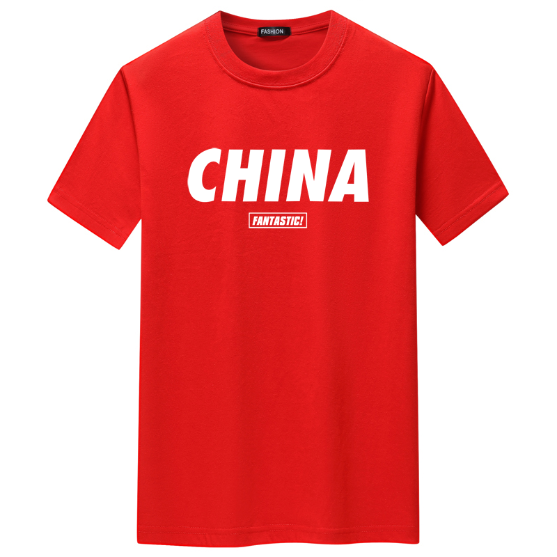 夏季男士短袖t恤青春宽松CVC60%棉新款男装DT3667-CHINA图片