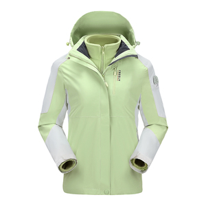 秋冬男女款夹克户外三合一冲锋衣可拆卸两件套登山服 CF2299P105图片