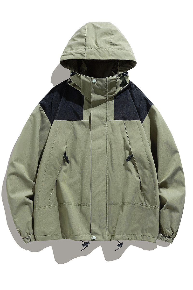 户外冲锋衣男女春秋款防风防水情侣冲锋衣登山服夹克JK23657P35,男装夹克,星座1410（原1902A）