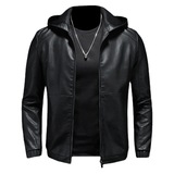 跨境外贸男士外套春秋款皮衣夹克男装PU皮机车服连帽皮衣PY609P68，男装夹克，星座1410（原1902A）