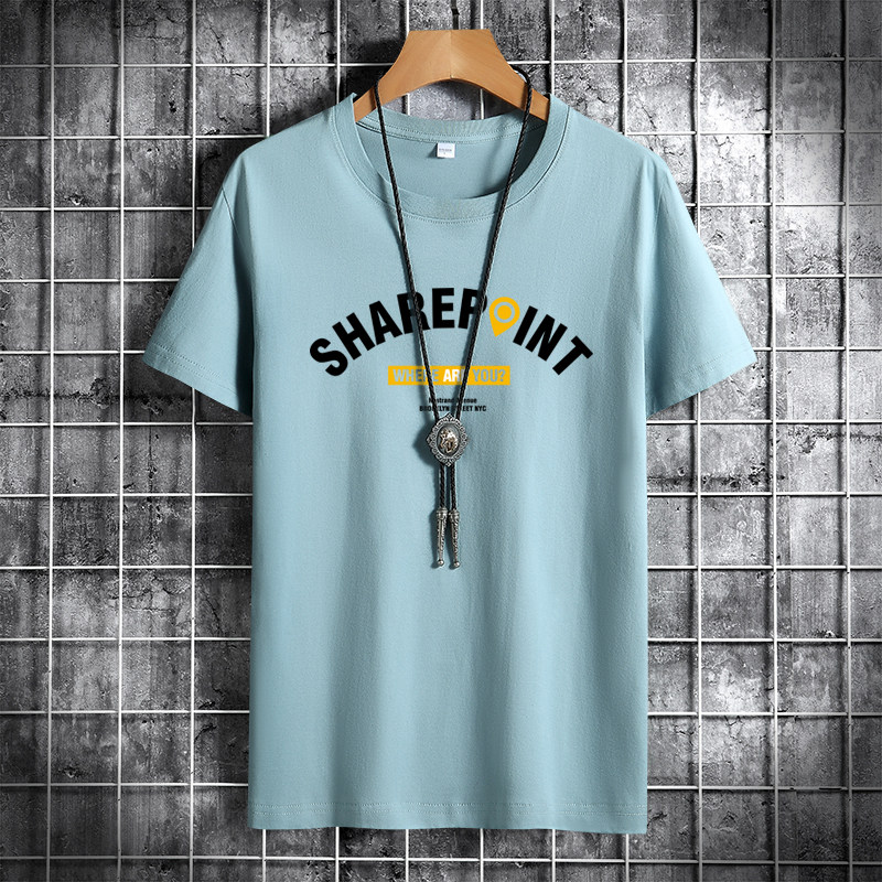 夏季男士短袖t恤潮流潮宽松纯棉衣服2021新款DT4638-SHAREP,男装T恤,星座1410（原1902A）