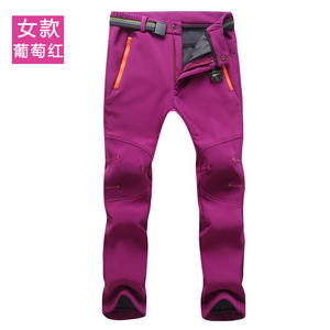 冲锋裤女新款防风防水工装伞兵裤徒步登山运动裤春秋款K605P70图片