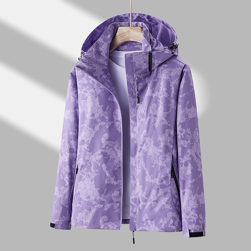 春秋户外运动冲锋衣男女情侣款防水防风滑雪登山服夹克CF6255P50,男装夹克,星座1410（原1902A）