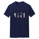 夏季短袖t恤潮流宽松CVC60%棉衣服新款男装DT3645-FOLLOWME-P15，男装棉衣，星座1410（原1902A）