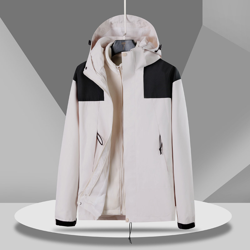 秋冬男女夹克户外三合一情侣款冲锋衣拆卸两件套登山服CF1990P90,男装夹克,星座1410（原1902A）