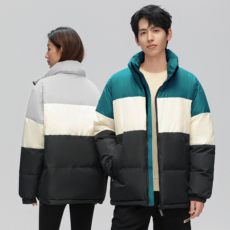 羽绒服90%绒冬季新款百搭撞色拼接流行情侣装外套YR2330P190,男装羽绒服,星座1410（原1902A）