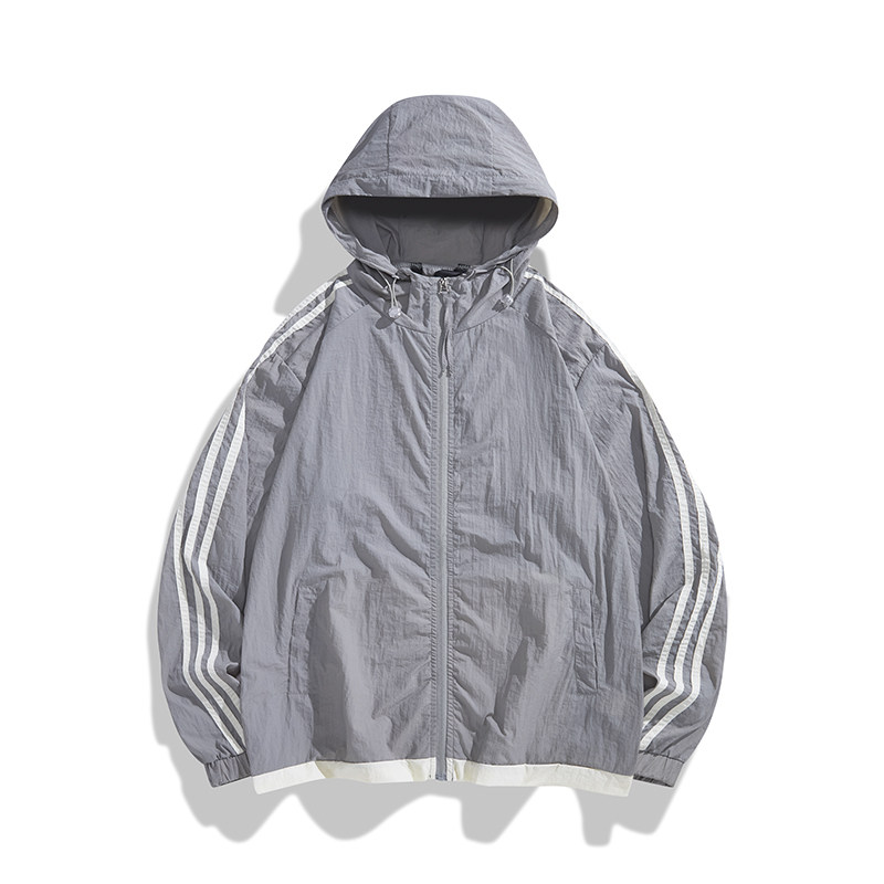 三条杠防晒衣男女情侣夏防紫外线皮肤衣防晒服F7706-9920-6101P28,男装防晒衣,星座1410（原1902A）