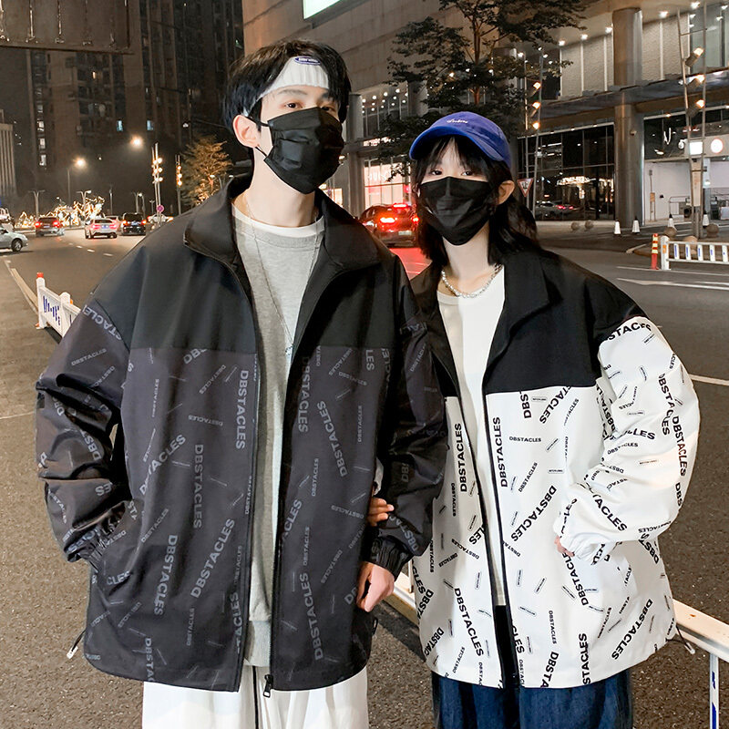 男士外套2024年新款春季港风立领夹克休闲百搭薄款男装JK2202P70,男装夹克,星座1410（原1902A）