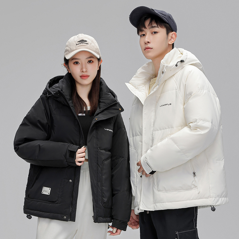 冬季90绒羽绒服高品质短款情侣百搭大口袋羽绒服YR2319-1P210，男装羽绒服，星座1902A（原星座1216）