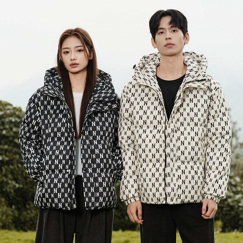 2026新白鸭绒羽绒服男士宽松连帽短款上衣潮牌时尚外套YR2301P180，男装羽绒服，星座1410（原1902A）