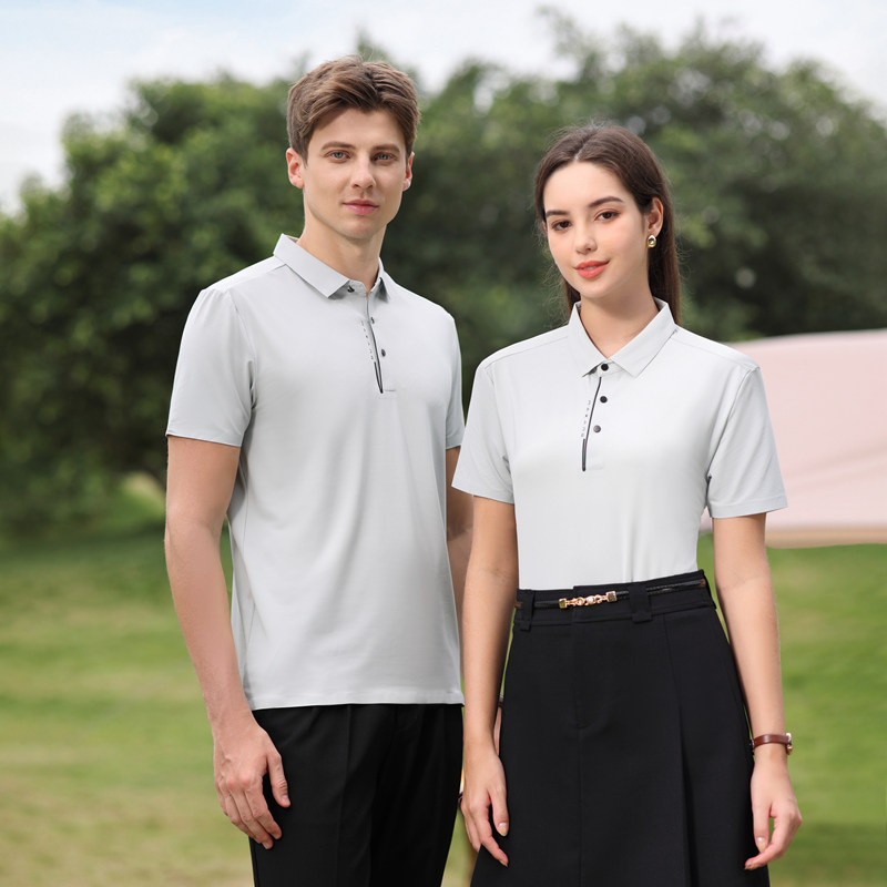 夏季冰丝无痕锦纶冰丝T恤男短袖Polo衫上衣公版翻领上衣PL3333P40,男装T恤,星座1410（原1902A）