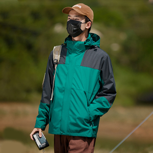 秋冬男女夹克户外三合一情侣冲锋衣可拆卸两件套登山服CF2308P100图片