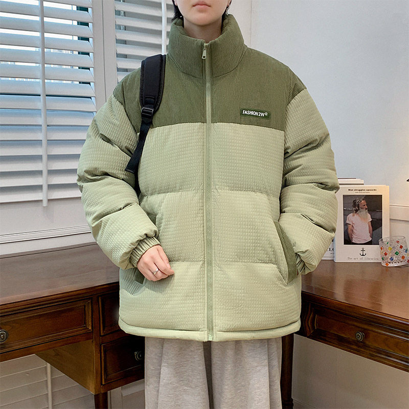 情侣款棉衣秋冬棉服棉衣男女可印可绣情侣立领款面包服 MY8099P70图片