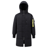 中长款羽绒服男女情侣款加厚保暖连帽上衣潮情侣装男士YR1616P80，男装羽绒服，星座1902A（原星座1216）