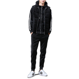 新500g复合金丝绒男士加厚金丝绒套装加马甲三件TZ9902P165，男装休闲套装，星座1410（原1902A）