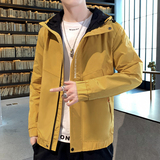 春男夹克嘻哈潮流痞帅修身连帽刺绣韩版男式外套BLLZ-8369-P65，男装夹克，星座1410（原1902A）