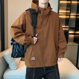 美式户外冲锋衣男式外套山系连帽情侣工装女登山冲锋衣夹克J89P50，男装夹克，星座1410（原1902A）