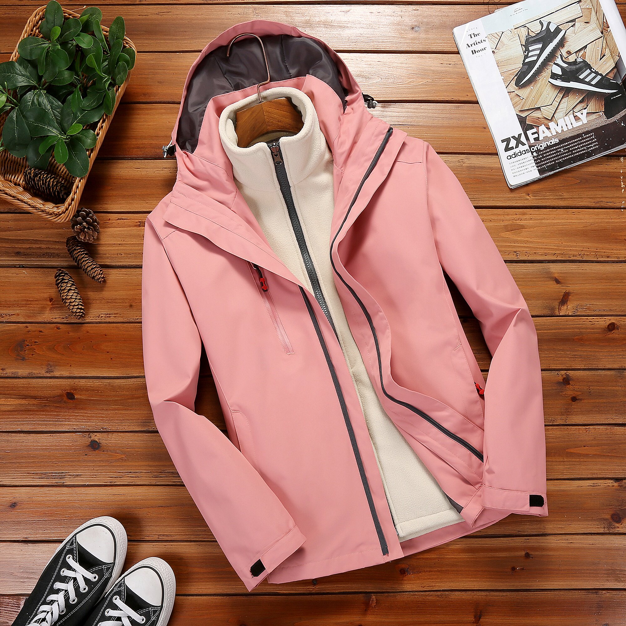 冲锋衣秋冬季三合一防水防风男女同款户外登山露营服CF1921P120,男装夹克,星座1410（原1902A）