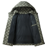 2026新白鸭绒羽绒服男士宽松连帽短款上衣潮牌时尚外套YR2305P140，男装羽绒服，星座1410（原1902A）