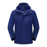 三合一冲锋衣秋冬户外三防连帽登山服宽松潮牌外套CF24855P150，男装夹克，星座1410（原1902A）