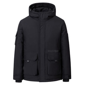 羽绒服男女同款短款加厚冬新款连帽外套户外情侣工装 YR2058P80图片