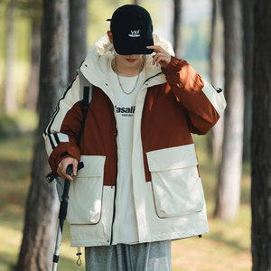 羽绒服90%绒短款冬季潮流百搭连帽外套情侣保暖新款YR2315P215图片
