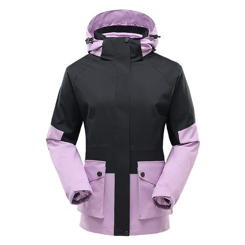 冲锋衣男女户外三合一连帽登山宽松痞帅工装秋冬外套CF22119P160