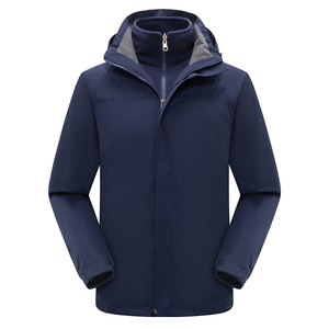 新款纯色三合一冲锋衣男女款户外防风防水轻量登山服CF905P145图片