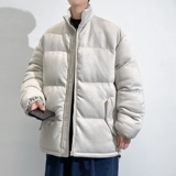 麂皮绒秋冬男女同款面包服棉袄中性情侣户外棉衣羽绒棉服MY779P60，男装棉衣，星座1410（原1902A）