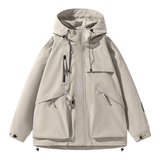 户外工装外套男士休闲防风防水冲锋衣女滑雪登山情侣夹克JK136P82，男装夹克，星座1410（原1902A）